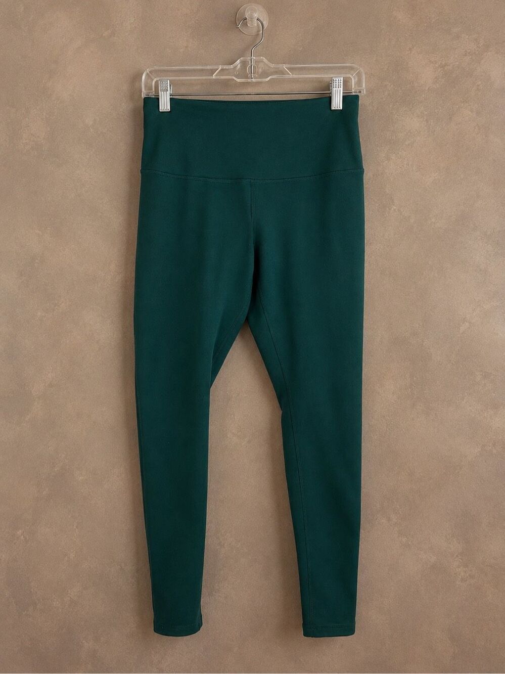 Zella Size M High Waist Performance Leggings Deep Teal Green 7/8